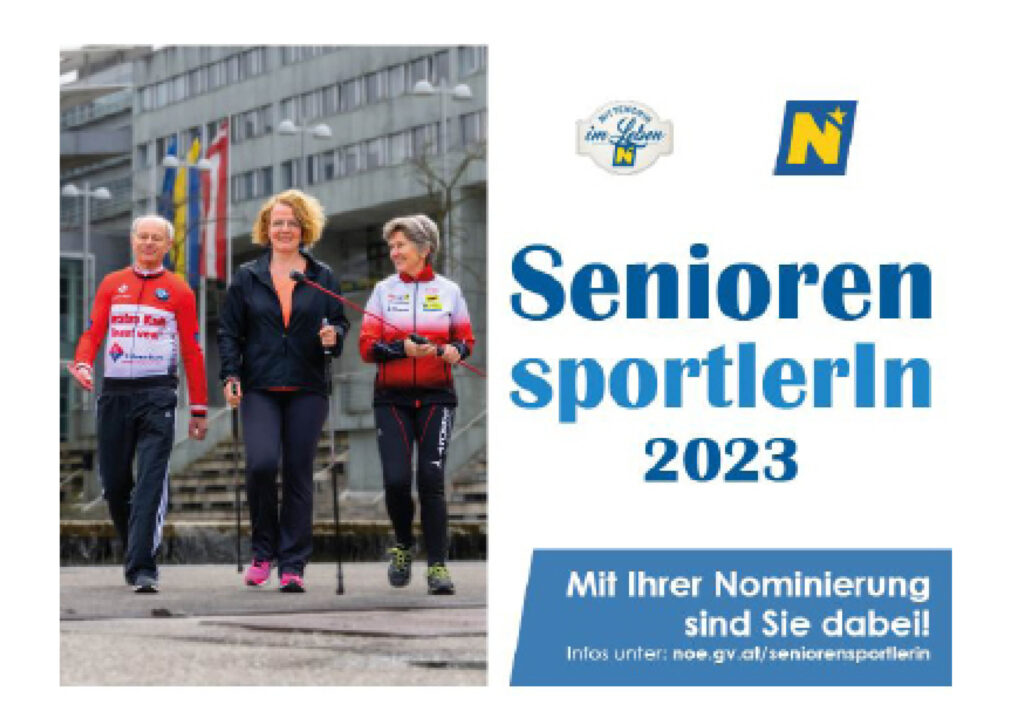 Plakat SeniorensportlerIn 2023